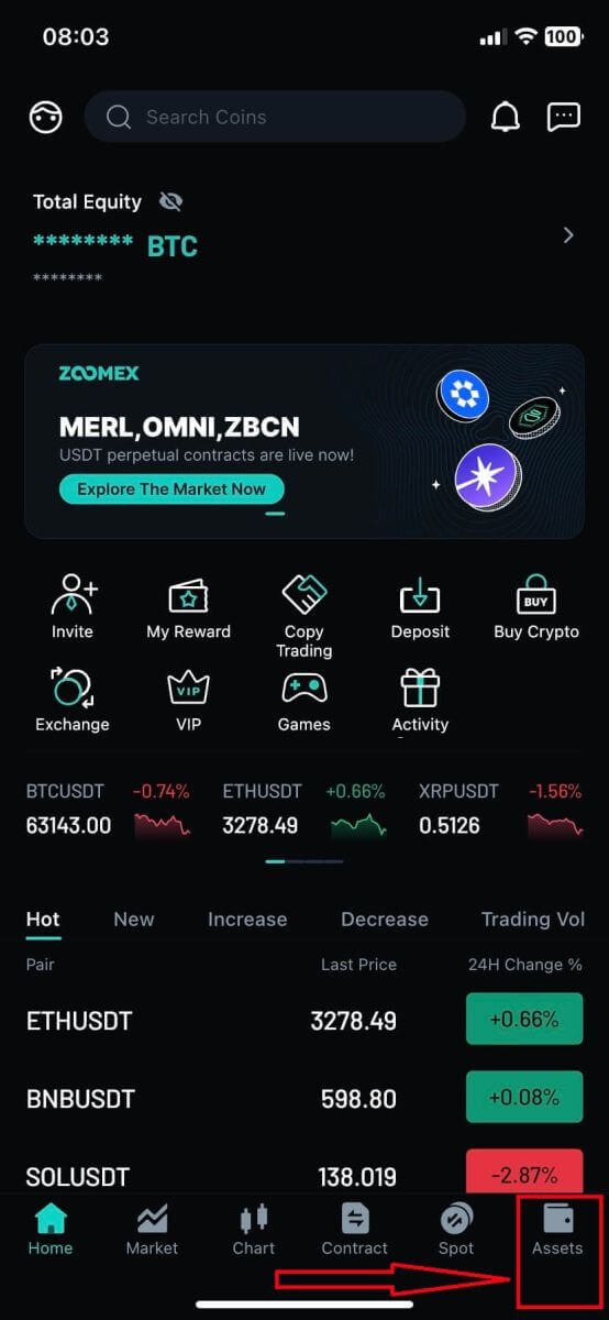 How to Deposit on Zoomex How to Deposit on Zoomex