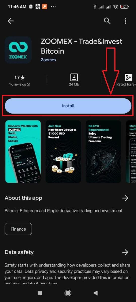Kif Tniżżel u Tinstalla l-Applikazzjoni ta' Zoomex għal Mowbajl (Android, iOS) Kif Tniżżel u Tinstalla l-Applikazzjoni ta' Zoomex għal Mowbajl (Android, iOS)